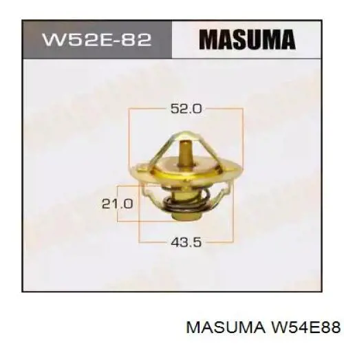 W54E88 Masuma термостат