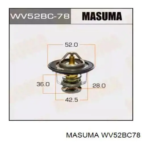 Термостат WV52BC78 Masuma
