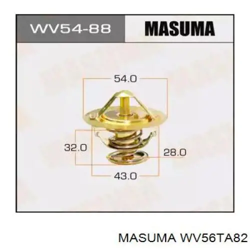 WV56TA82 Masuma Авто термостат