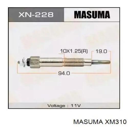 Купити XM310 Masuma Свічка накалу
