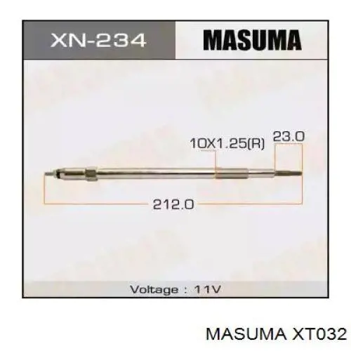 XT032 Masuma свічка накалу