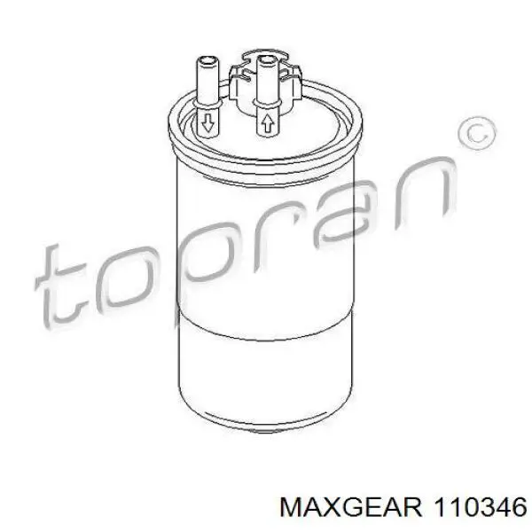 Амортизатор задній 110346 Maxgear