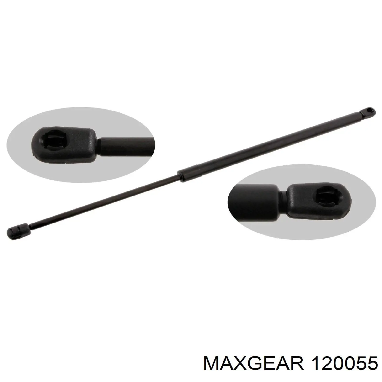 120055 Maxgear амортизатор кришки багажника/ двері 3/5-ї задньої
