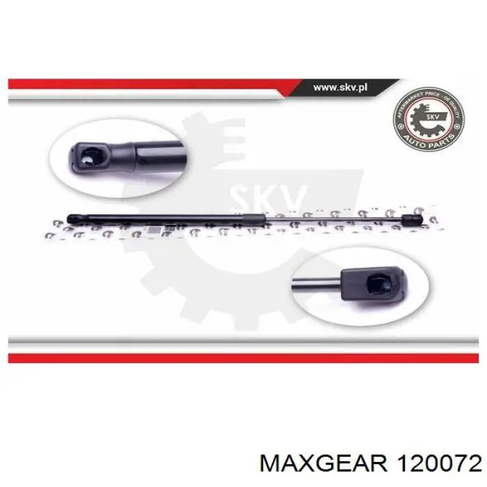 Амортизатор кришки багажника/ двері 3/5-ї задньої 120072 Maxgear