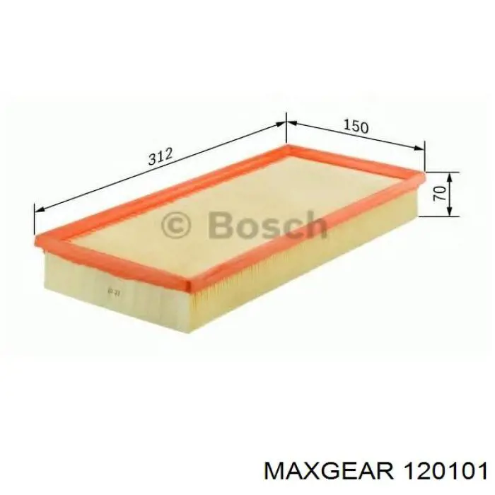 Амортизатор двері задньої Maxgear 120101 ціна, від 12.01 USD
