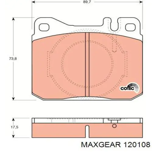 Амортизатор кришки багажника Depo/Loro/Abakus 10100049