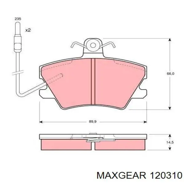 Купити GS19105 Signeda Амортизатор двері багажника