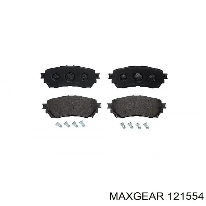 121554 Maxgear амортизатор кришки багажника/ двері 3/5-ї задньої