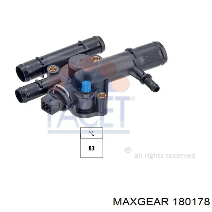Купити 180178 Maxgear Корпус термостата