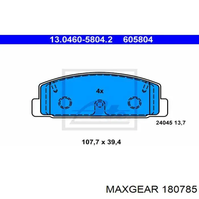 Водяний патрубок Maxgear 180785