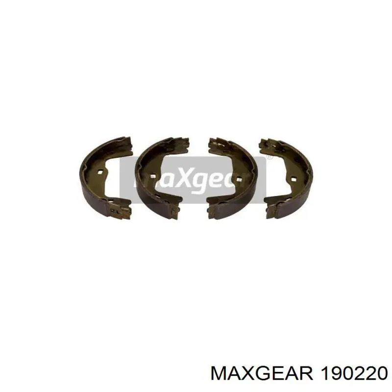 Колодки ручника/стоянкового гальма 190220 Maxgear