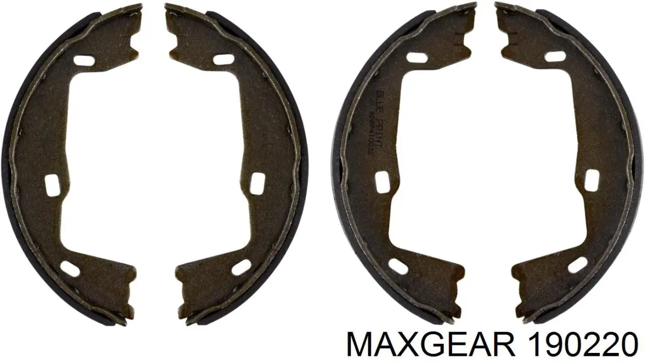 Колодки ручника 190220 Maxgear