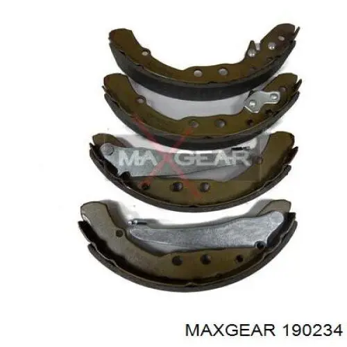 Колодки гальмові задні, барабанні 190234 Maxgear