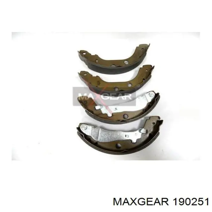 Колодки гальмові задні, барабанні Maxgear 190251 ціна, від 19.66 USD