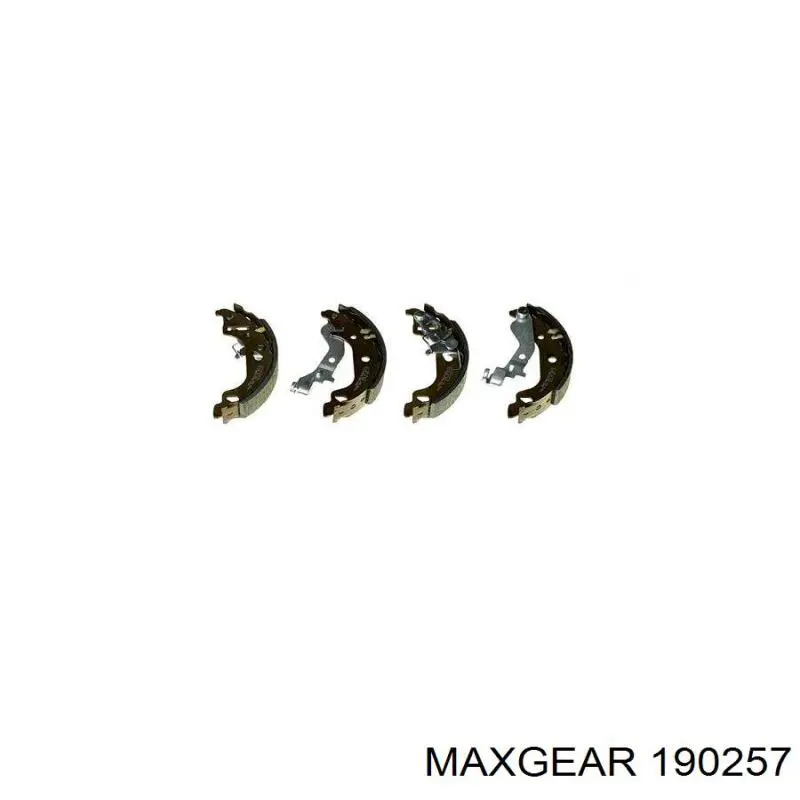 Купити 190257 Maxgear Колодки гальмові задні, барабанні