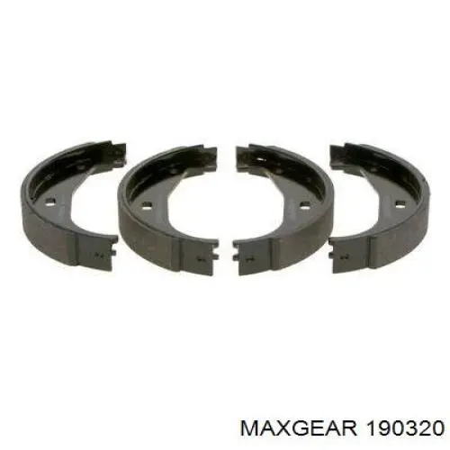 190320 Maxgear Гальмівні колодки ручника