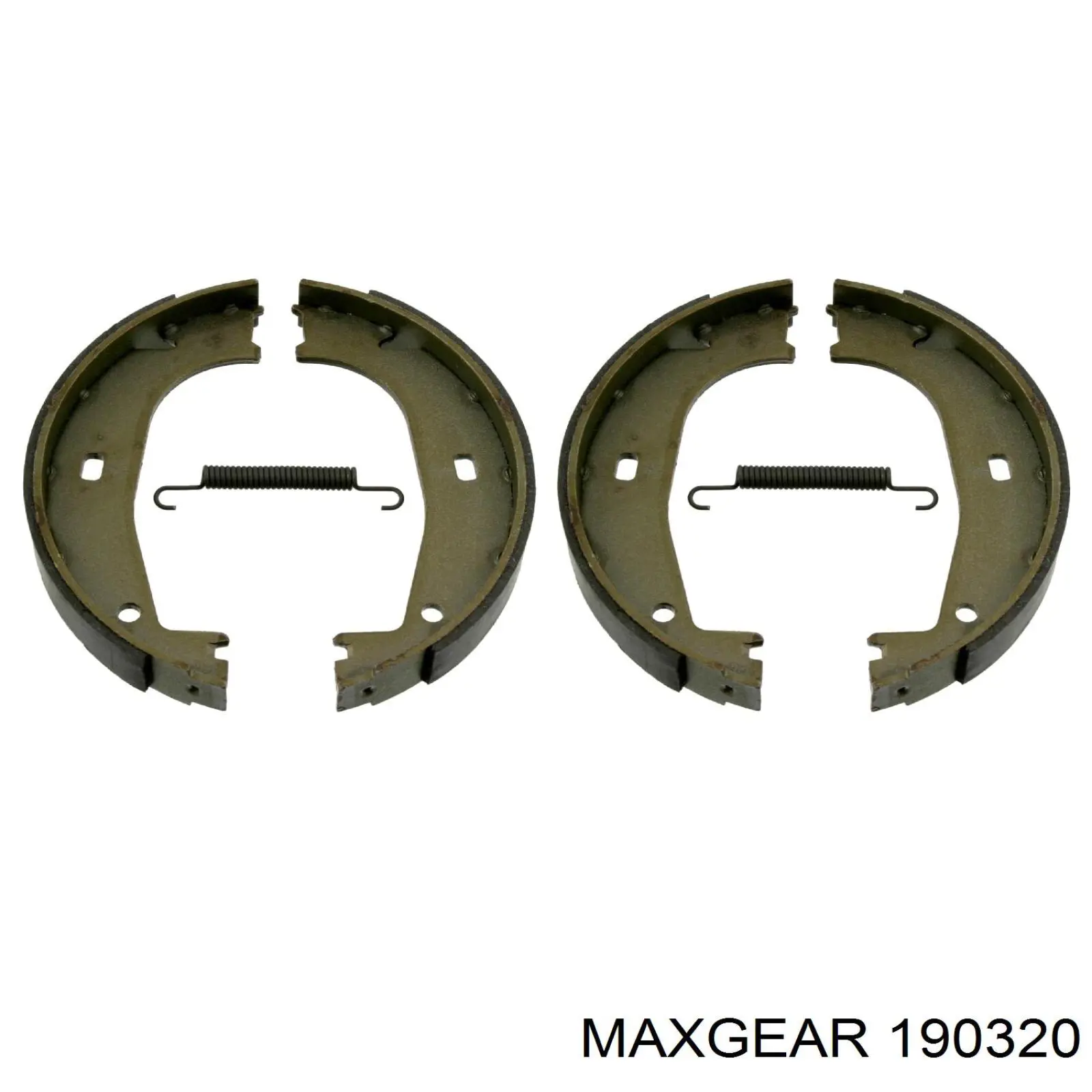 Купити 190320 Maxgear Гальмівні колодки гальма стоянки