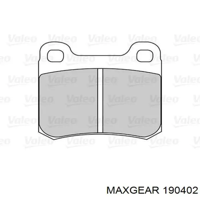 Задні гальмівні колодки Maxgear 190402 ціна, від 10.21 USD