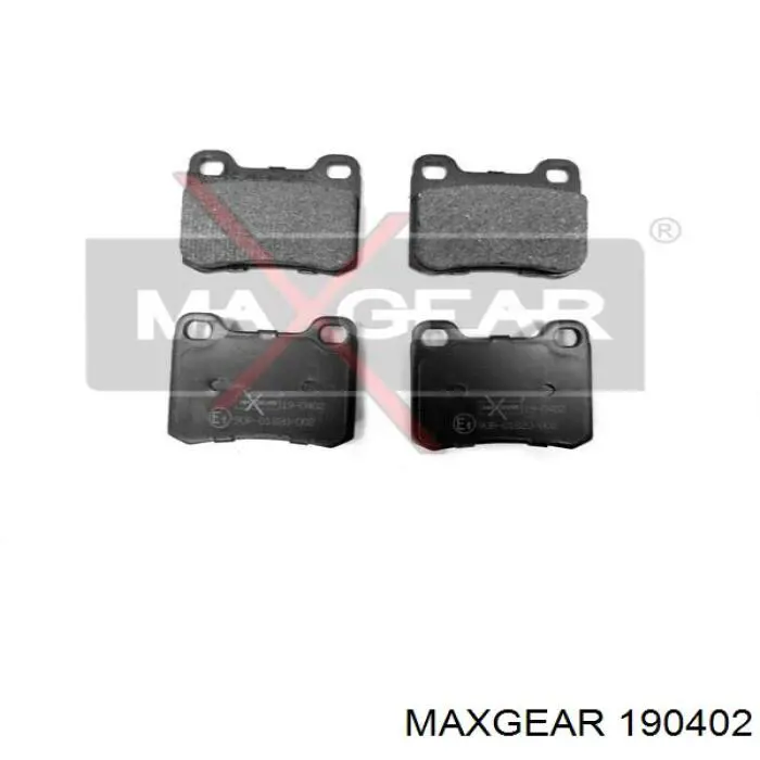 Задні гальмівні колодки Maxgear 190402 ціна, від 10.21 USD