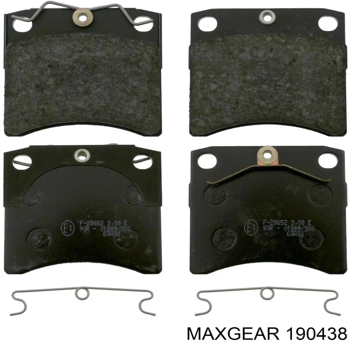 Купити 190438 Maxgear Колодки гальмівні передні, дискові