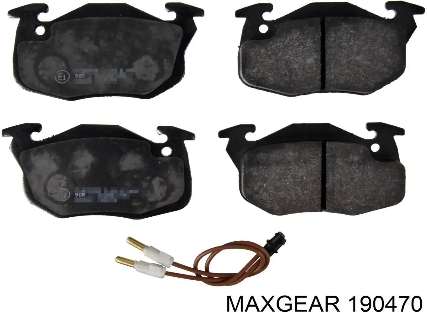 Купити 190470 Maxgear Колодки гальмівні передні, дискові