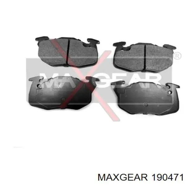 190471 Maxgear колодки гальмівні передні, дискові