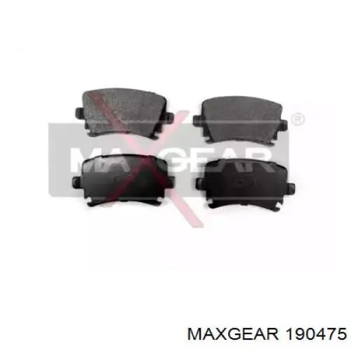 Задні гальмівні колодки Maxgear 190475 ціна, від 21.73 USD