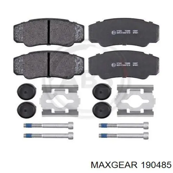 Задні гальмівні колодки Maxgear 190485 ціна, від 15.55 USD
