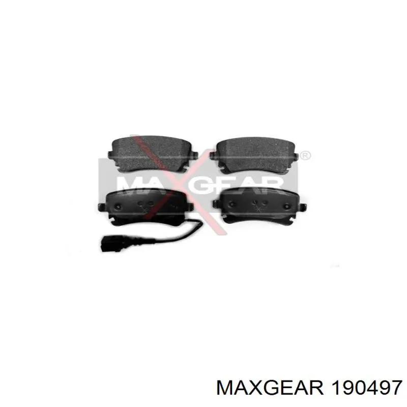190497 Maxgear Колодки гальмівні задні, дискові