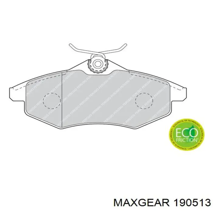 Тормозні колодки Maxgear 190513