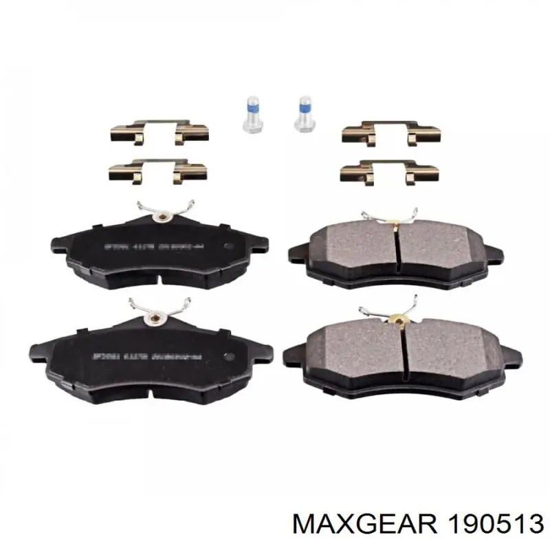 Передні тормозні колодки 190513 Maxgear