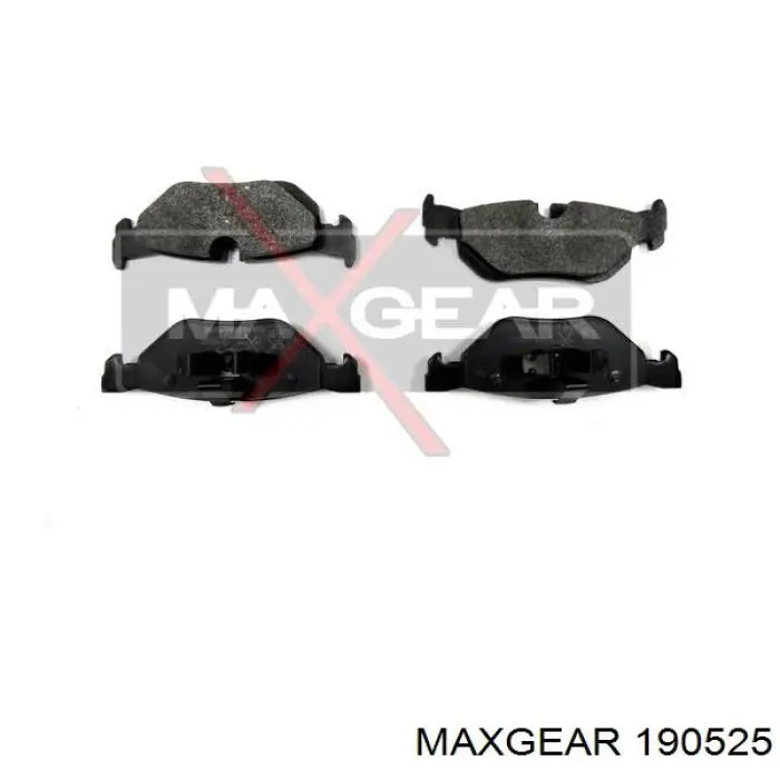 Задні гальмівні колодки Maxgear 190525 ціна, від 23.78 USD