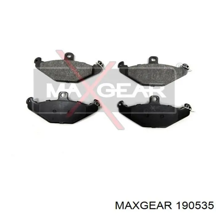 Колодки гальмові задні, дискові 190535 Maxgear