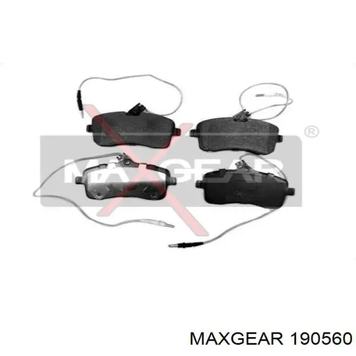 Гальмівні колодки Maxgear 190560 ціна, від 25.23 USD