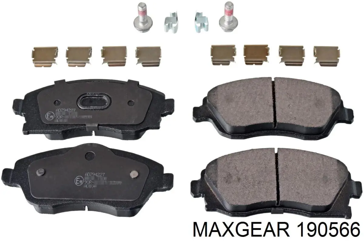 Купити 190566 Maxgear Колодки гальмівні передні, дискові