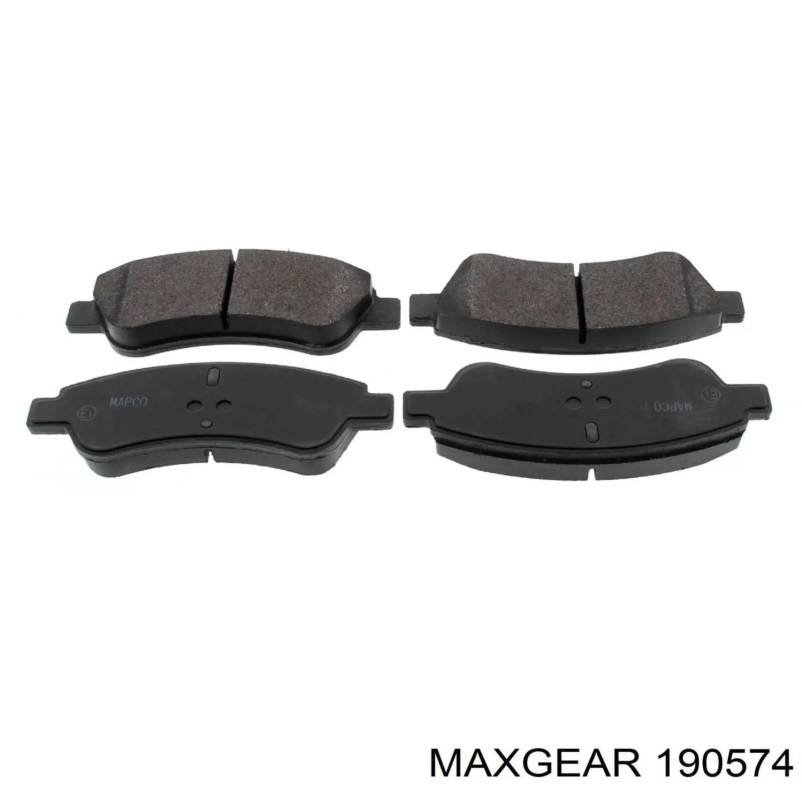 Гальмівні колодки Maxgear 190574 ціна, від 17.74 USD