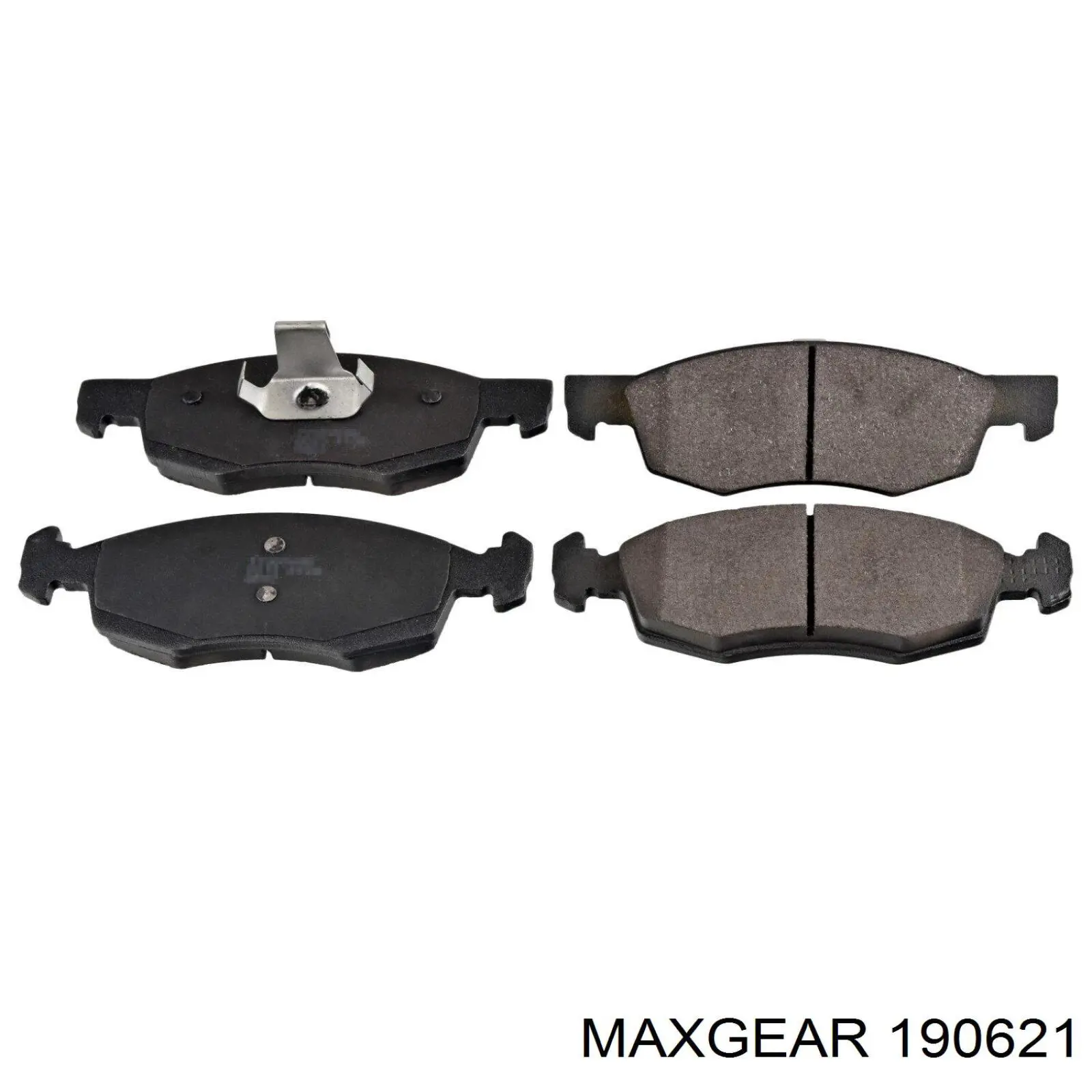 Купити 190621 Maxgear Колодки гальмівні передні, дискові