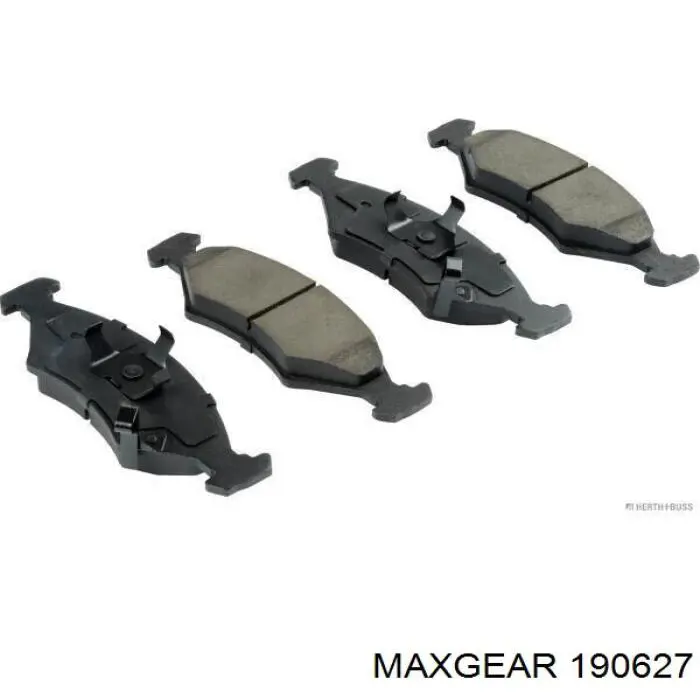 Передні тормозні колодки 190627 Maxgear