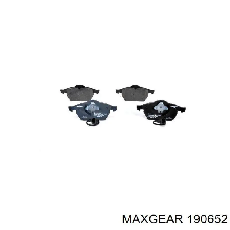 190652 Maxgear Передні гальмівні колодки