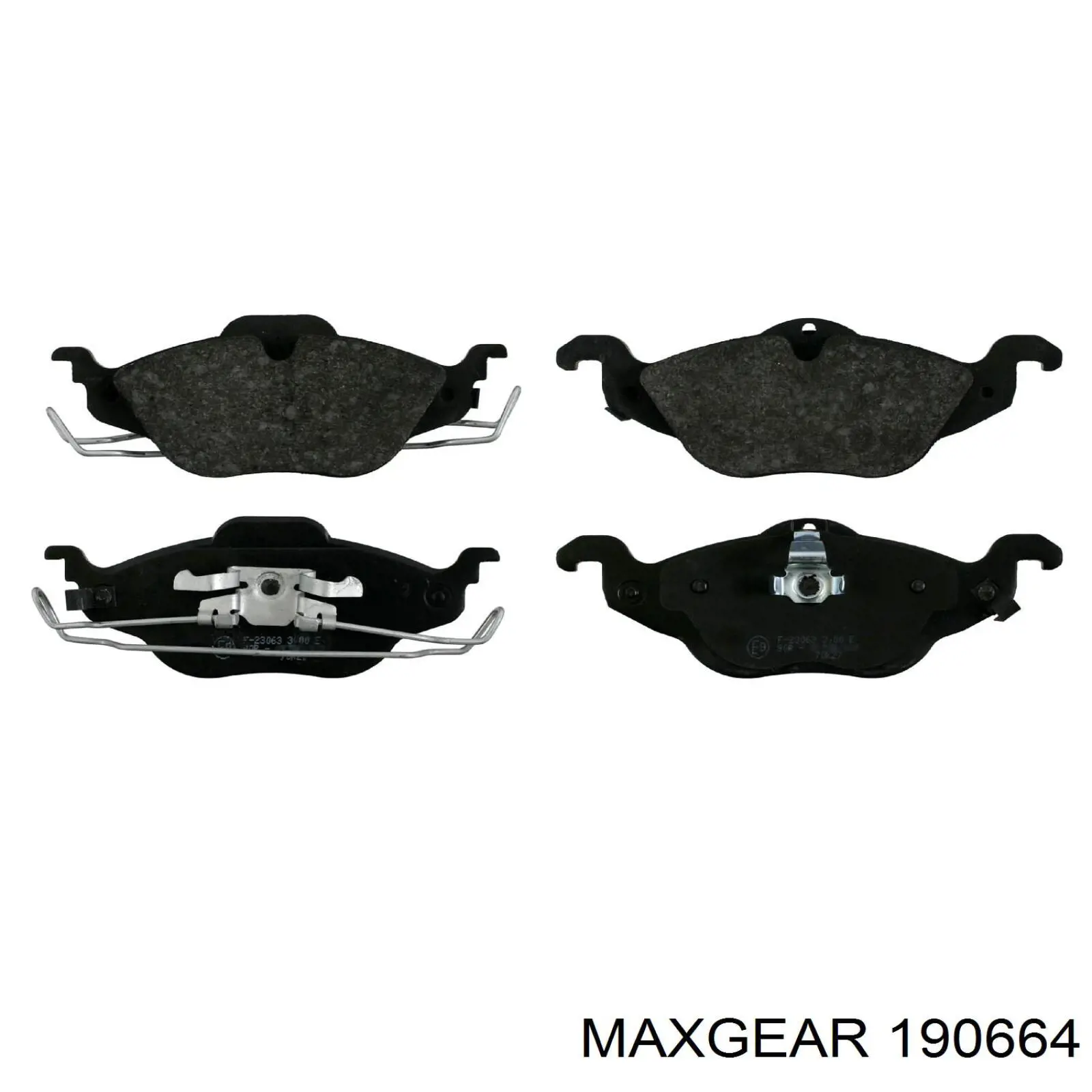 Купити 190664 Maxgear Колодки гальмівні передні, дискові