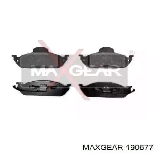 190677 Maxgear Передні гальмівні колодки