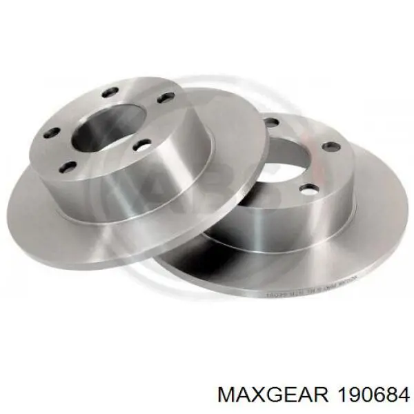 Купити 190684 Maxgear Диск заднього гальма