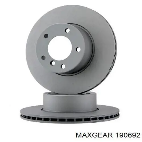 Диск переднього гальма Maxgear 190692 ціна, від 38.54 USD
