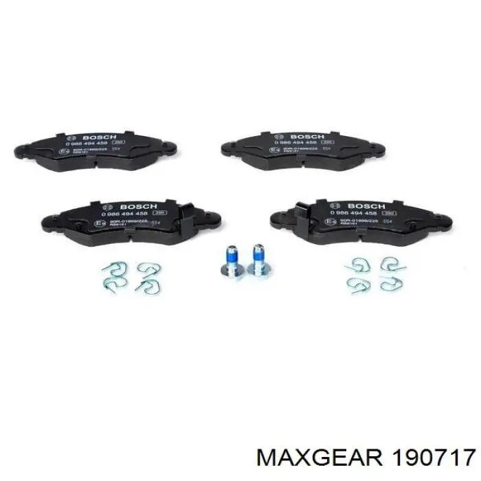 Диск гальмівний задній Maxgear 190717