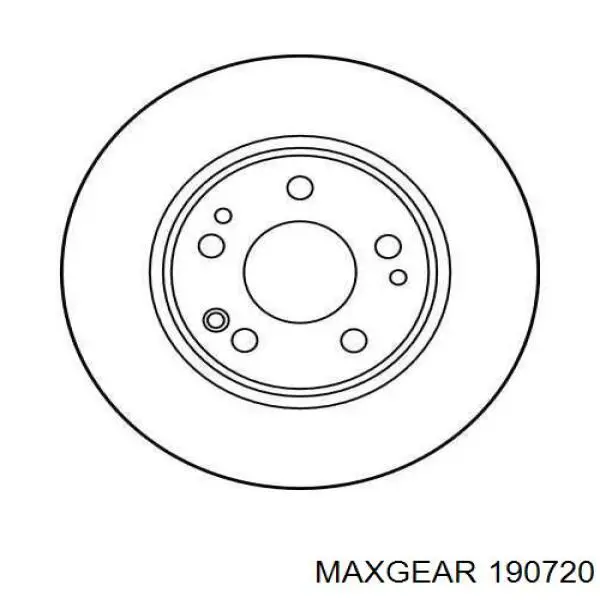 Купити 190720 Maxgear Ротор гальмівний