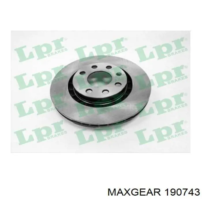 Диск переднього гальма Maxgear 190743 ціна, від 23.62 USD