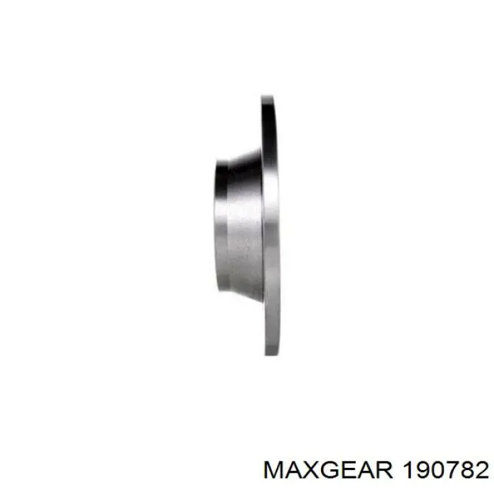 Диск гальмівний передній 190782 Maxgear