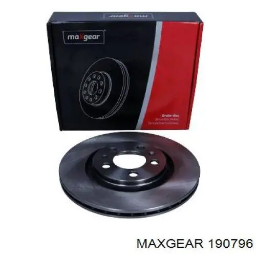 Диск гальмівний передній Maxgear 190796