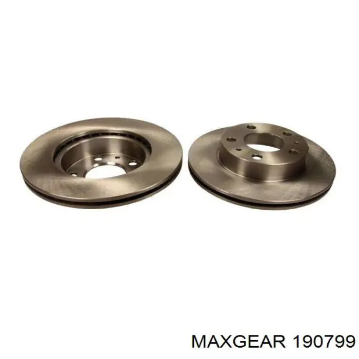 190799 Maxgear Гальмо дискове переднє