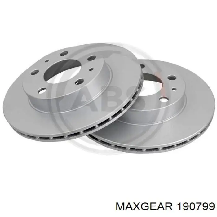Диск переднього гальма Maxgear 190799 ціна, від 43.91 USD
